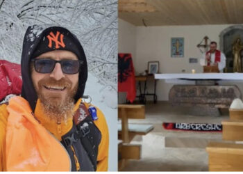 Historia e priftit që udhëton tetë orë në këmbë mes borës për të mbajtur meshën në Currajn e Epërm