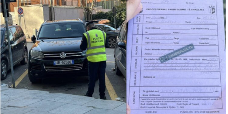 Beqaj në SPAK, gjobitet sërish për parkim të gabuar