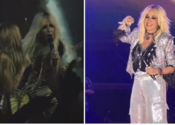 VIDEO/ Legjenda e muzikës greke, Anna Vissi ngjit në skenë këngëtaren shqiptare, bëhen virale në rrjet