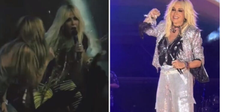 VIDEO/ Legjenda e muzikës greke, Anna Vissi ngjit në skenë këngëtaren shqiptare, bëhen virale në rrjet