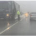 Erë e fortë në Lezhë/ Kamioni rrezikon përmbysjen në rrugë. Trafik i rënduar