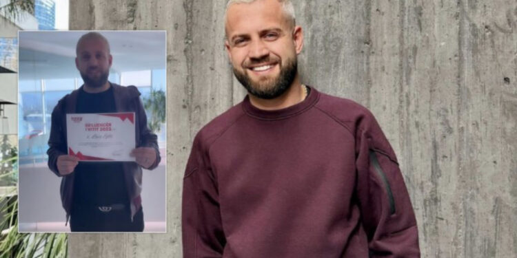 Luiz Ejlli shpallet “Influencer i Vitit 2023”