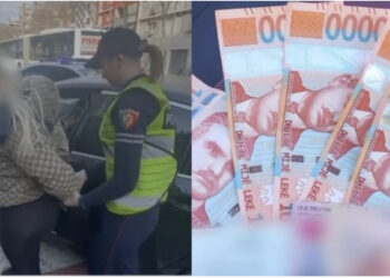 VIDEO/ Rasti i parë në historinë e Policisë Rrugore, kapet shoferja që tenton të korruptojë policin 