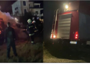 Flakët ‘mbërthejnë’ Elbasanin, zjarrfikësit nisin aksionin