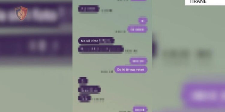 EMRI/ “Do të v*as veten”, i riu kërcënonte 15-vjeçaren në Tiranë, i kërkonte foto dhe video intime