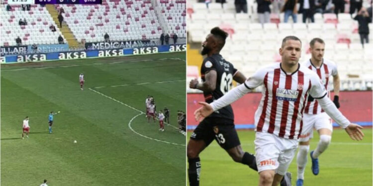 VIDEO / Rey Manaj i pandalshëm, realizon gol spektakolar nga gjuajtja e lirë