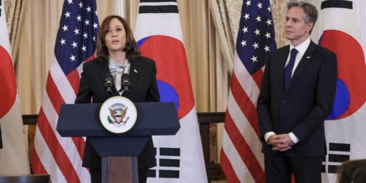 Kamala Harris udhëheq delegacionin amerikan në Mynih. Pse Blinken do të shkëputet për të vizituar Tiranën?