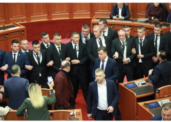 “Lufta” e opozitës në Parlament përmes fotove