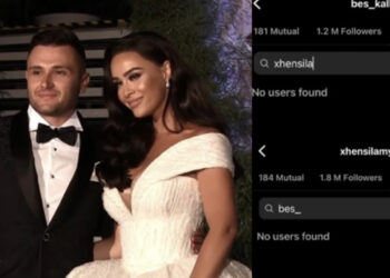 FOTO/ ‘Zërat’ për ndarjen! Fotot e dasmës “shpëtojnë” pa u fshirë nga Xhensila Myrtezaj dhe Bes Kallaku