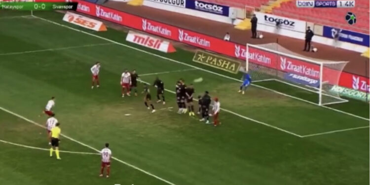 VIDEO/ Rey Manaj ‘përbindësh’, bomberi ‘çan’ rrjetën me një EUROGOL nga goditja e dënimit