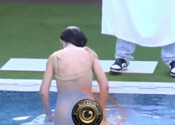 Del nga pishina pa të brendshme, Arta ‘i çmend’ të gjithë me format sensuale 