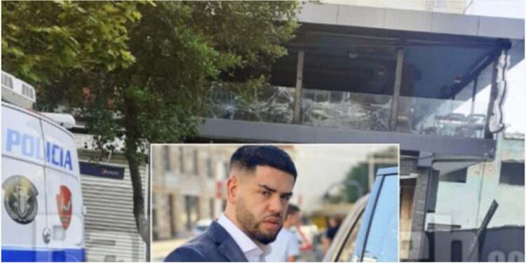 Problem me bizneset, Noizy-t i hedhin lëndë plasëse në tarracën e restorantit