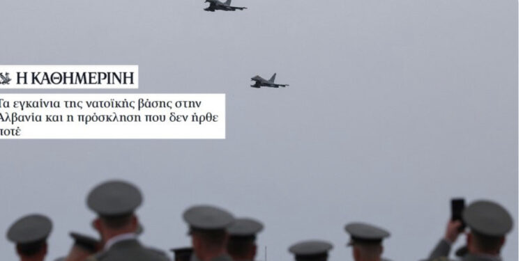 “Paturpësi, Greqia nuk u ftua”, ‘Kathimerini’ shkruan për hapjen e bazës së NATO-s në Kuçovë