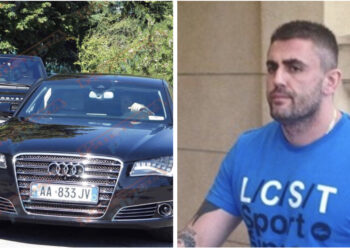 E ndaloi policia/ Leonard Gjeka nipi i Tom Doshit dhe audi i përket kreut të PSD. Lufta Rama-Doshi sapo ka nisur