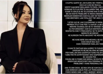 “Figura dhe morali im është përdhosur”/ Sara Gjordeni e revoltuar: Më kanë bërë ish-a meshkuj që as i njoh