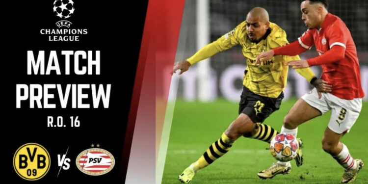 Champions League/ Duel i hapur në “Signal Iduna Park”, publikohen formacionet e sfidës, Borussia Dortmund-PSV