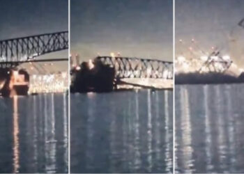 VIDEO-E frikshme! Momenti kur ura këputet në mes dhe bie copa- copa