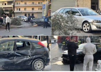 E frikshme në Lezhë! Katër makina bëhen copash, plagosen dy persona