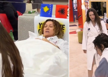Sërish përplasje në “Big Brother”! Egla lag me ujë Françeskën, pastaj e rrëzon nga krevati