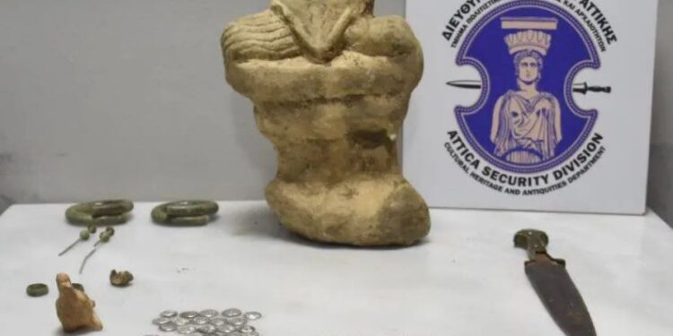 Arrestohet trafikanti shqiptar i antikave në Greqi, do t’i shiste për shumën marramëndëse. Ja si u zbulua