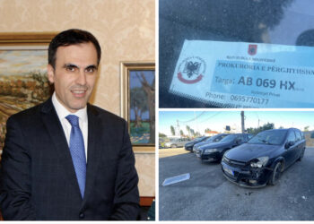 FOTO/ Makinat e Prokurorisë së Përgjithshme bllokojnë rrugët e Tiranës