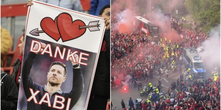 Qyteti në festë! Leverkusen 1 fitore larg shpalljes Kampion të Gjermanisë