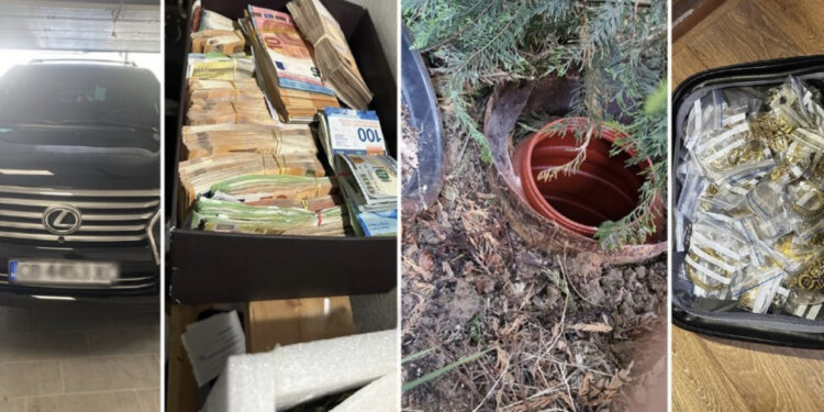 Të groposura në tokë, ja si fshiheshin miliona eurot dhe bizhuteritë e kriminelëve