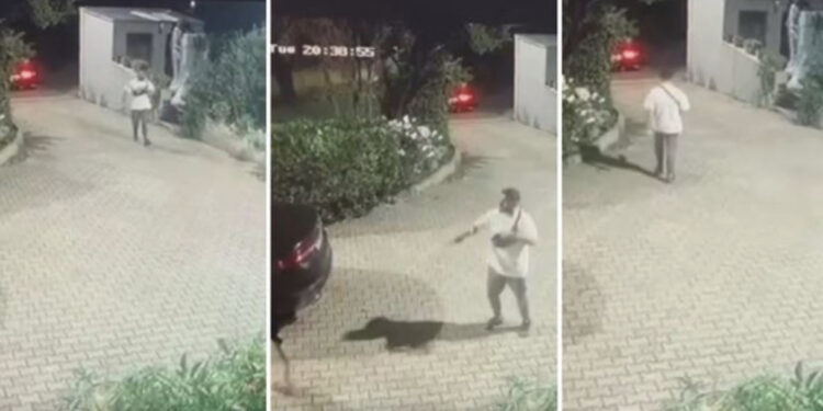 VIDEO/ Dalin pamjet/ Momenti kur 29-vjeçari zbraz armën ndaj kushëririt