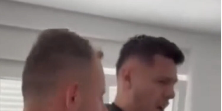 VIDEO/ Mirlind Daku e merr vesh ftesën e Sylvinhos nga televizori, familjarët festojnë me armë, sulmuesi shpërthen në lot