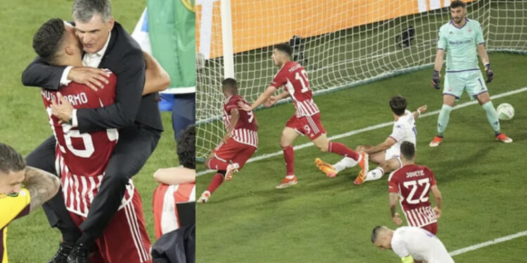 Olimpiakos në ‘Olimp’, skuadra greke fiton trofeun e Conference League