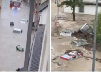 Përmbytje në Itali, Francë e Gjermani, erërat fryjnë me shpejtësi 200 km në orë