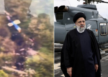 Pamjet/ Helikopteri i ‘vdekjes’ ku udhëtonte presidenti i Iranit i ndarë në copa