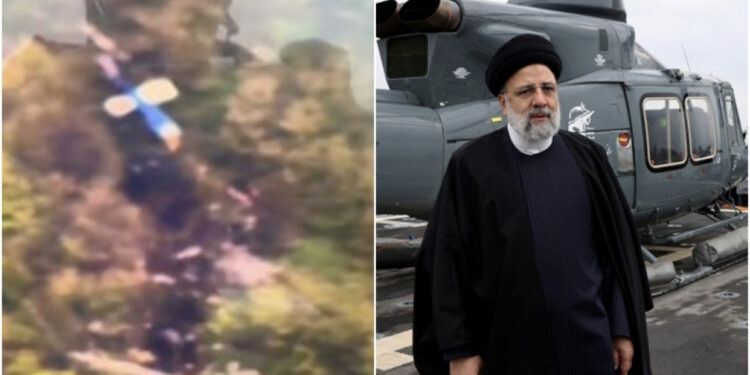 Pamjet/ Helikopteri i ‘vdekjes’ ku udhëtonte presidenti i Iranit i ndarë në copa