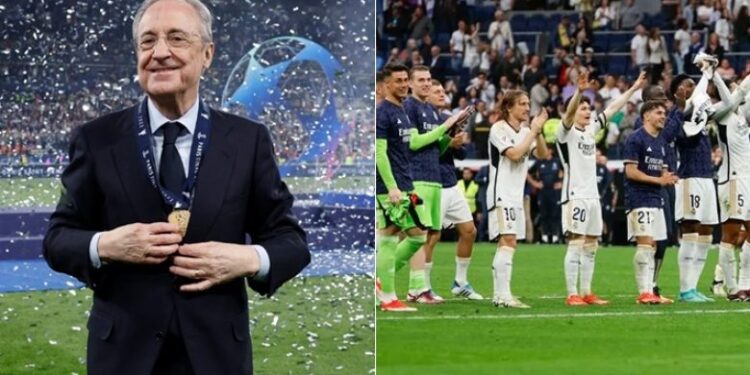 Titulli i fituar i La Ligës shënon një rekord historik për presidentin Florentino Perez