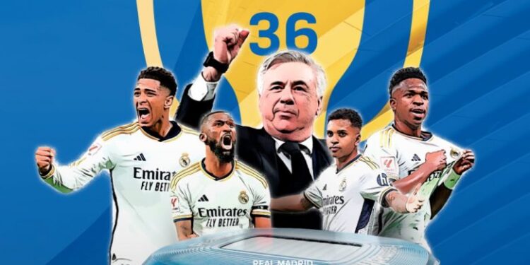 Real Madrid, kampion i La Ligas për herë të 36-të në historinë e klubit