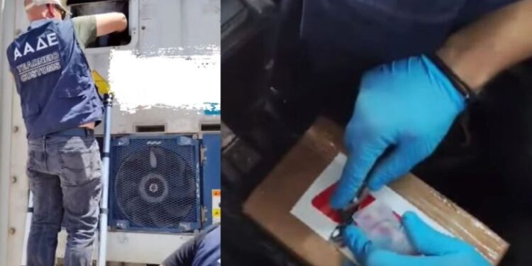 Miliona euro kokainë kapen sërish në Portin e Pireut