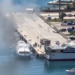 Trageti u shkrumbua nga flakët në portin e Sarandës, pronarët: Dyshojmë se ishte e qëllimshme