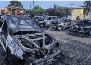 Ishte në arrest shtëpie, doli dhe dogji 6 makina në Kamëz