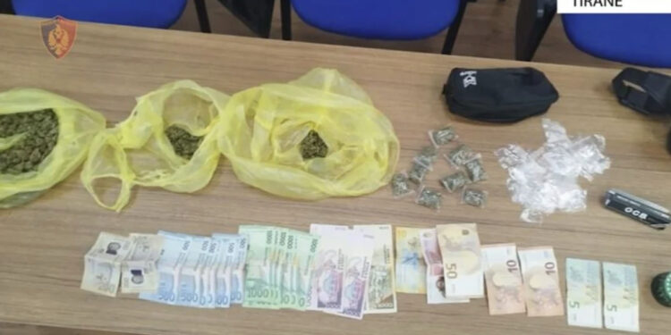 Shisnin kanabis në lagjet e Kombinatit, policia arreston grupin me katër anëtarë, sekuestrohen paratë