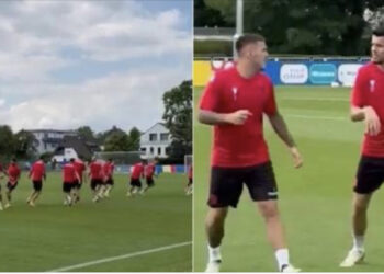 VIDEO/ Momentet e para pas pezullimit, ja çfarë diskuton Daku me shokët e ekipit