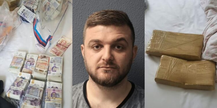 EMRI/ Anëtar i një grupi kriminal/ Pas deportimit rihyri në Britani, 33-vjeçari shqiptar dënohet me 12 vjet burg për trafik droge dhe pastrim parash