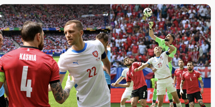 VIDEO/ Nga 1 gol për secilën pjesë, Gjeorgjia dhe Çekia bëjnë ‘paqe’ në Hamburg