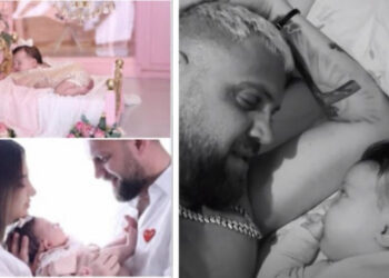 Luizi ndan momentin e ëmbël duke i kënduar vajzës