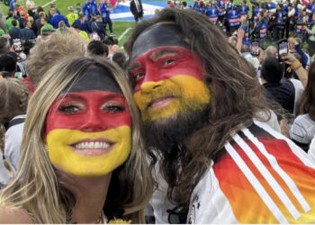 Heidi Klum një selfie me bashkëshortin e saj nga fillimi i Euro 2024