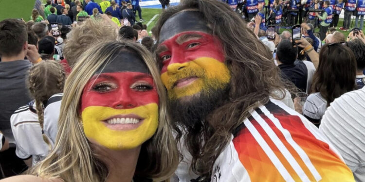 Heidi Klum një selfie me bashkëshortin e saj nga fillimi i Euro 2024