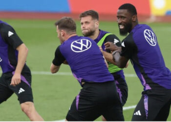 Tension e sharje në stërvitjen e Gjermanisë, Füllkrug përplaset me Rudiger