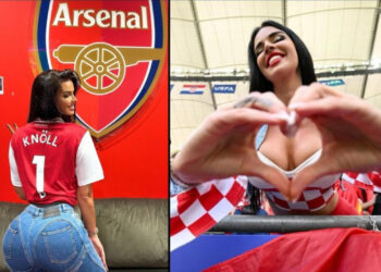 FOTO që s’duhet humbur, shqiptari “ngacmon” tifozen kroate më seksi