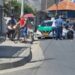 Aksident pranë spitalit të Traumës, makina përplaset me motorin