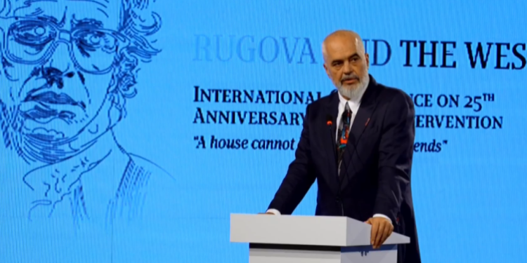 25-vjetori i çlirimit, Rama: Rugova ati themelues i Kosovës së lirë dhe të pavarur