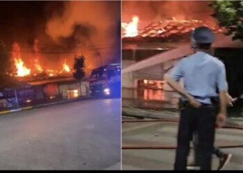 Ngjarje e rëndë/ Digjen pesë dyqane në Kamëz